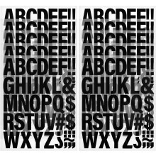 Aufbügelbare Applikationen, Vinylbuchstaben-Aufkleber, Wärmeübertragung für Kleidung, robuste Stoffklebebuchstaben
