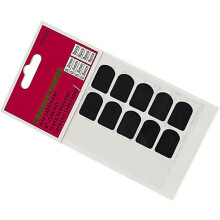 Saxophone Mouthpiece Cushions Pads 10 Pcs Silicone Black Sound Insulation and Lightweight Design