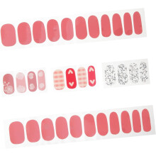 10 Sheets Full Wraps Nail Stickers Nail Strips Adhesive for Women Girls for Man Manicure Decals