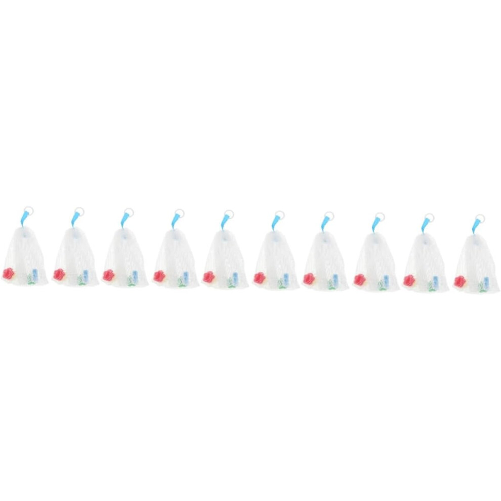 Hkhbjs 10Pcs Soap Exfoliating Bags Foaming Net Pouches For Bar Soap For Bathroom Use Portable Cleansing Mesh Pouches