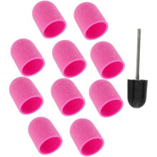Manicure Sanding Cap Nail Polishing Tools for Nail Art Manicure Sanding Caps Grinding Head Use for Cuticle Care