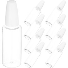 10 Stück 30-ml-Bastelkleberflaschen mit feiner Nadelspitze, Kunststoff-Quetschflaschen