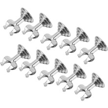 10 Stück Tischkartenhalter aus Metall, Preisauszeichnungsclips, Bäckereietikettenclips, Tischkartenhalterständer