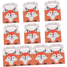 10 Stück Cartoon-Geschenkboxen mit Tiermotiven, Keksdosen, Hochzeits- und Partyzubehör