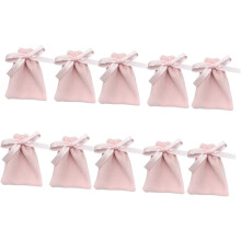 10 stuks pluche trekkoordtasjes voor sieraden, luxe etuis voor kleine sieraden, opbergtasjes voor sieraden