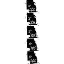 10er-Pack Tarotkarten-Beutel mit Kordelzug, Pentakel-Tarot-Beutel für Wahrsagekarten, Reisen und Organisation