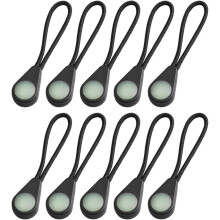 Tirazip luminosi per borse, 10 pezzi, fosforescenti, anti-smarrimento
