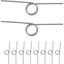 10 Stück kleine Torsionsfedern für Mülltonnendeckel, Ersatzfedern für Klappdeckelreparatur