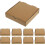 caixas de pizza de papel Kraft 10pcs caixas de armazenamento de pizza de contêiner de 6 polegadas 1