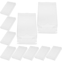 10er-Pack Aufbewahrungsboxen für Kassetten, stapelbar, aus PVC, Kunststoff, zum Schutz von Kassetten