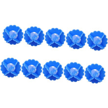 Wasballen, 10 stuks, blauwe plastic wasballen, voorkomen dat de was in de knoop raakt, voor gebruik in de wasmachine en thuis.