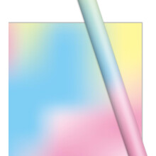 Elegant cadeaupapier met kleurverloop, 70x50 cm, 10 vellen, voor verjaardagen, bruiloften en andere feestdagen.