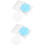 100pcs Mixed Cellulose Filter Membrane Pore Hydrophilic Membrane 1