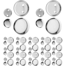 200 kits de fournitures pour la fabrication de badges ronds (matériau inclus)