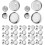 200 Sets DIY-Zubehör für runde Ansteckbuttons, Button-Materialien 1