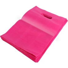 100 Stück Kosmetiktaschen, flache Plastiktüten für die Aufbewahrung zu Hause, bunte Partytüten.