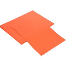 A4-Kopierpapier, orange, 80 g/m², 100 Blatt, für Origami, Zeichnen, Basteln, Scrapbooking und Drucken