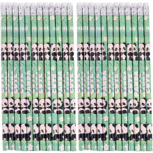 100pcs Cute Panda Cartoon Pencil Eraser Bulk School Supplies for Boys and Girls Art Craft Party Bag