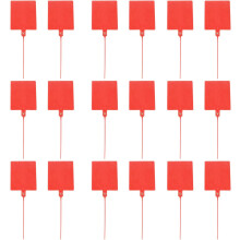 100pcs Express Seal Plastic Cable Labels Flexible Organizers Seal Cable Label Ties Cord Ties