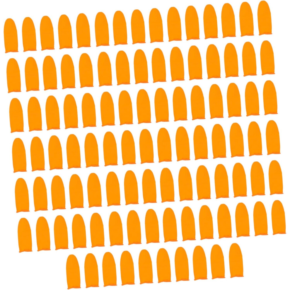 Hkhbjs 100Pcs Slip Finger Cots Multi-Purpose Wear Resistant Finger Covers
