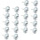 100pcs Crystal Upholstery Nails Sofa Crystal Tacks Decorative Buttons Smooth Edges Practical Stylish 1