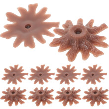 Lot de 100 supports décoratifs en forme d'arbre pour table de sable, destinés aux trains miniatures. Base facile à assembler.