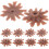 100pcs Sand Table Decorative Tree Tree Support for Model Trains Easy Assembly Base 1