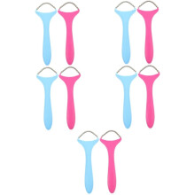 Lot de 10 épilateurs faciaux pour femmes, manuels, pour l'épilation de la lèvre supérieure, épilateurs portables à ressort.