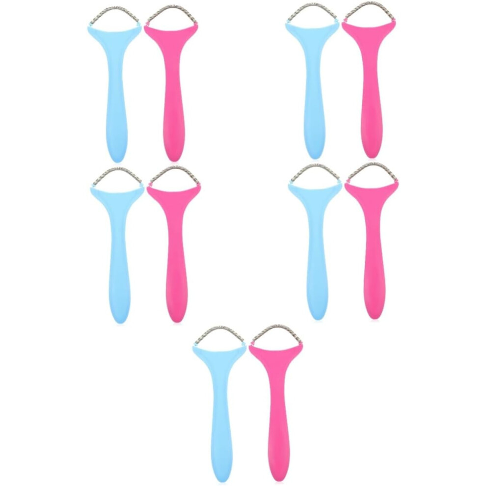 Hkhbjs 10Pcs Facial Hair Remover For Women Manual Upper Lip Hair Removal Portable Spring Epilator