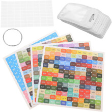 Bolsas de almacenamiento de diamantes de imitación con cierre autoadhesivo para organizar bolsitas de cuentas y accesorios de manualidades.