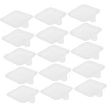 100 assiettes carrées en papier kraft pour gâteau d'anniversaire, idéales pour les fêtes.