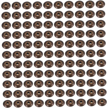 1000 Stück 6 mm runde Zwischenperlen in Antikbronze mit Löchern für DIY-Schmuckzubehör