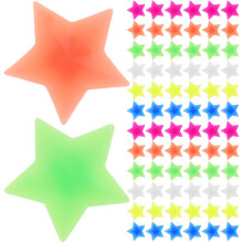 108 perles colorées en plastique pour rayons de vélo, clips en forme d'étoile, accessoires de cyclisme et de plein air