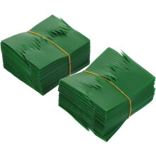 1000 feuilles de sushi décoratives en résine, réutilisables et faciles à utiliser, couleur herbe verte.