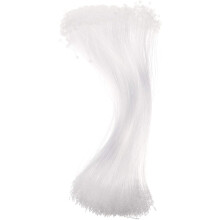 Étiquettes plastiques transparentes pour vêtements, attaches incluses (1000 pièces).