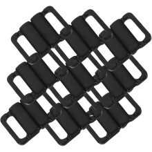 100pcs Plastic Buckle Replacement Clasp for Swimsuit Fastener Strap Adjuster