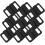 100pcs Plastic Buckle Replacement Clasp for Swimsuit Fastener Strap Adjuster 1
