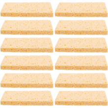 Lot de 12 éponges à vaisselle en bloc, éponges de nettoyage réutilisables pour la cuisine et l'entretien quotidien.