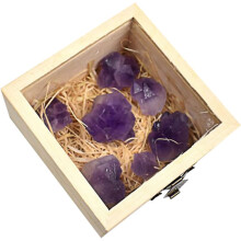 Campione di minerale di ametista da 100 g per scopi didattici e decorativi. Bellissimo esemplare minerale.