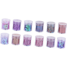 Nagelkunst-Glitzer, funkelnde Pailletten zum Selbermachen für Damen, Maniküre-Zubehör, kleiner gemischter Glitzer