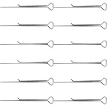 12-teiliges Kerzendocht-Zentriergerät, Dochtpositionierungswerkzeug, Metall, Edelstahl, robust, einfach zu verwenden