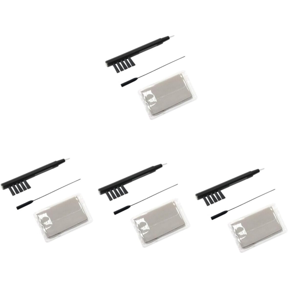 Hkhbjs 12Pcs Multifunctional Hearing Aid Cleaning Kit Brush Rod Cleaning Cloth And Earpiece Cleaner