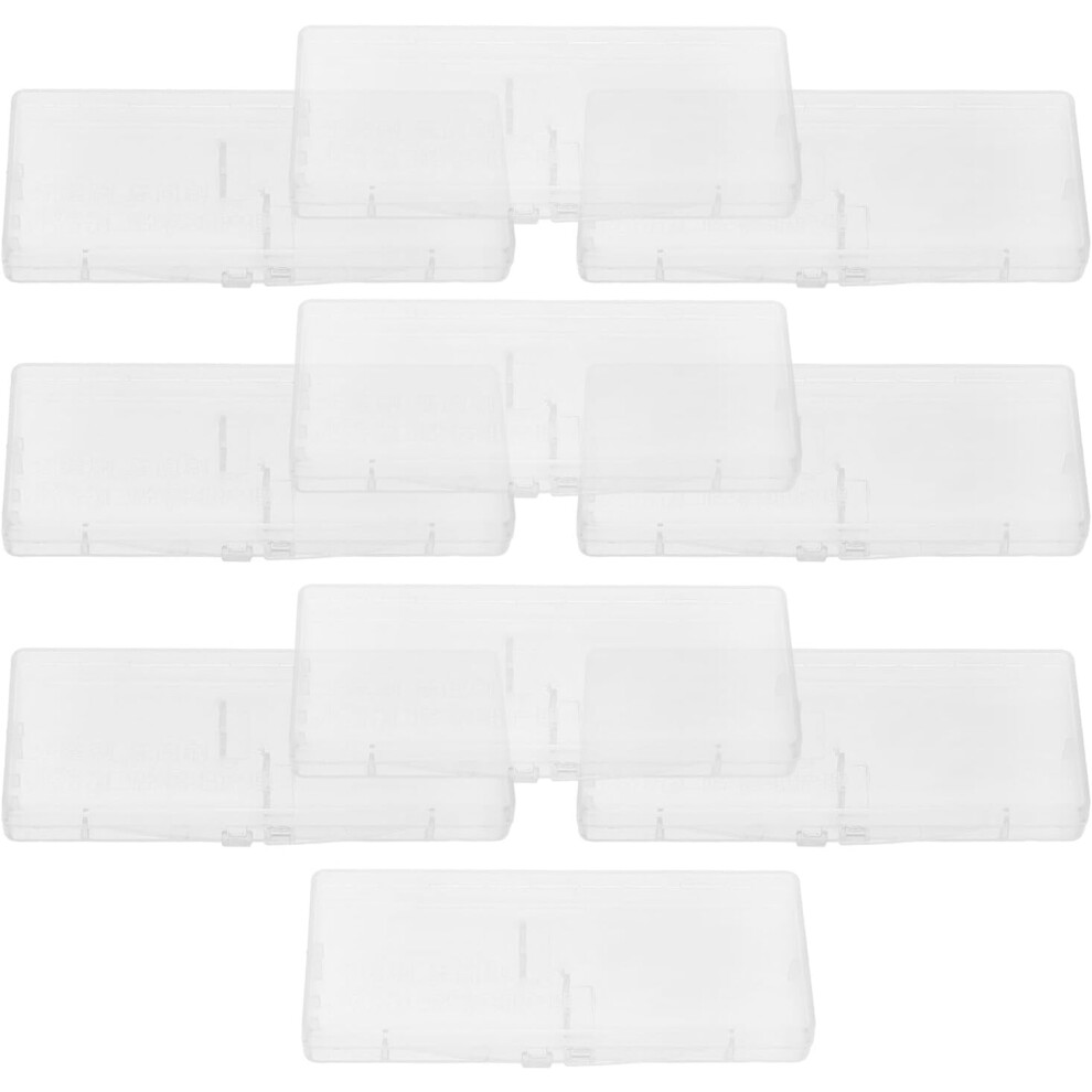Hkhbjs 12Pcs Interdental Brush Storage Box Flip Lid Plastic Organizer