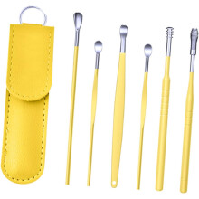 2 Sets Ohrenreiniger aus Edelstahl, tragbare Ohrreinigungswerkzeuge, Ohrenreinigungsset und Reinigungsset
