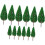 12pcs Pine Tree Model Set para construção e paisagem 1