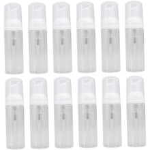 Bomba de plástico de animais de estimação da garrafa do dispensador recarregável de 12pcs para uso de viagem do xampu de limpeza facial