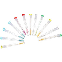 12er-Pack Mascara-Bürsten, Wimpernbürsten, Röhrchen, Wimpernverlängerungen, zufällige Farben