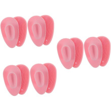 Set di 12 spazzole manuali in silicone per la pulizia del viso, ideali per l'esfoliazione e la cura della pelle, da utilizzare in bagno o in una spa.