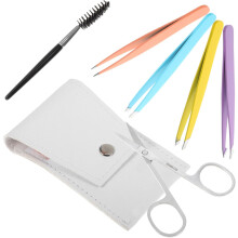 12pcs portátil sobrancelha ferramenta moldagem sobrancelha clipe ferramenta e beleza este kit moldagem