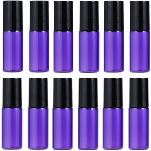 garrafas rolo vidro 12pcs garrafas óleo essencial rolo de aço inoxidável para perfumes produtos de higiene